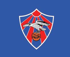 valor reykjavik clube logotipo símbolo Islândia liga futebol abstrato Projeto vetor ilustração com azul fundo