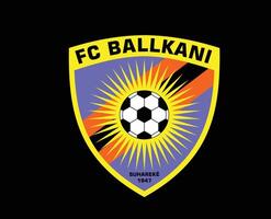 balkani clube logotipo símbolo Kosovo liga futebol abstrato Projeto vetor ilustração com Preto fundo