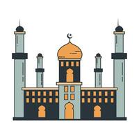 mesquita ilustração Ramadhan vetor