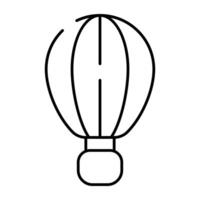 moderno Projeto ícone do quente ar balão vetor
