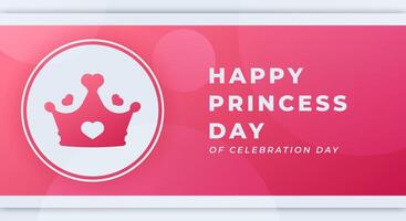 nacional Princesa dia celebração vetor Projeto ilustração para fundo, poster, bandeira, anúncio, cumprimento cartão