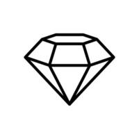 diamante ícone vetor Projeto modelo dentro branco fundo