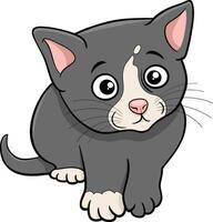 fofa desenho animado gatinho quadrinho animal personagem vetor