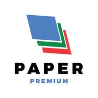 papel ícone logotipo modelo ilustração Projeto vetor