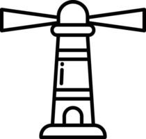 farol esboço ilustração vetor