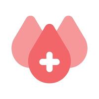 uma moderno ícone do sangue doação dentro editável estilo vetor