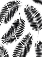 ilustração de fundo de vetor em folha de palmeira