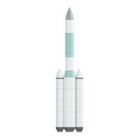 ilustração do moderno espaço foguete vetor