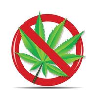 ilustração em vetor fundo abstrato cannabis