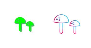 cogumelos ícone Projeto vetor