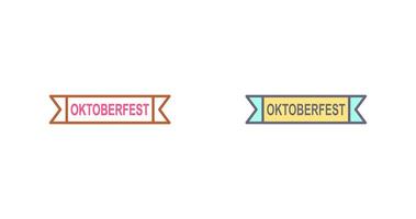 oktoberfest bandeira ícone Projeto vetor