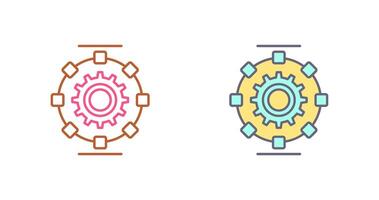 automatizado processo ícone Projeto vetor