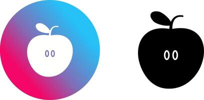 design de ícone de maçãs vetor