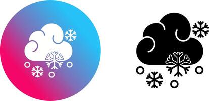 design de ícone de neve vetor