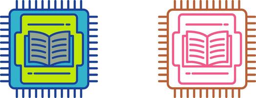 design de ícone de CPU vetor