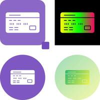 design de ícone de cartão de débito vetor