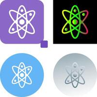 design de ícone de átomo vetor