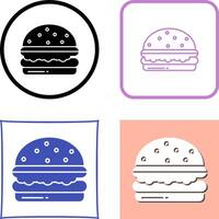 design de ícone de hambúrguer vetor