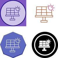 design de ícone de energia solar vetor