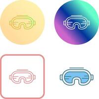 óculos de proteção ícone Projeto vetor