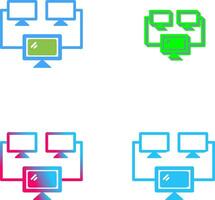 conectado sistemas ícone Projeto vetor