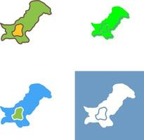 design do ícone do mapa vetor