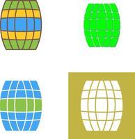 design de ícone de barril vetor