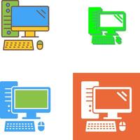 design de ícone de computador vetor