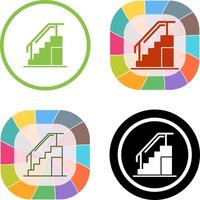 design de ícone de escadas vetor