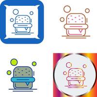 design de ícone de hambúrguer vetor