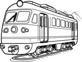 trem ícone do uma trem. mão desenhado trem. vetor