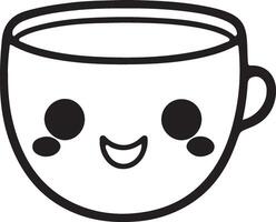 ilustração da xícara de café vetor