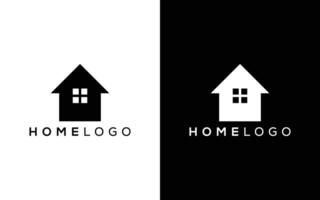 minimalista casa ícone logotipo. moderno casa real Estado logotipo vetor