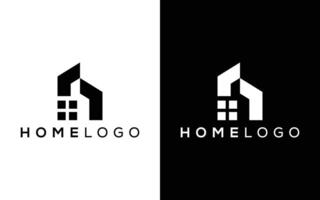 minimalista casa ícone logotipo. moderno casa real Estado logotipo vetor