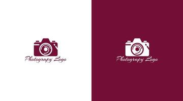 Câmera ícone fotografia tipografia assinatura fotógrafo minimalista logotipo eps Arquivo vetor