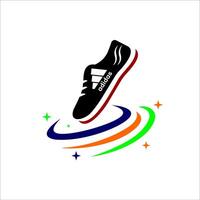 sapatos logotipo símbolo ilustração Projeto vetor