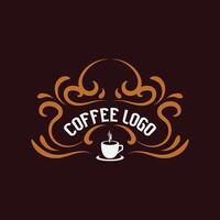 café fazer compras logotipo Projeto dentro vintage estilo isolado vetor