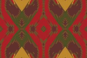 peruano padronizar desatado nativo americano, motivo bordado, ikat bordado Projeto para impressão textura tecido saree sari tapete. Kurta patola saree vetor
