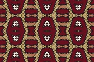 praça padronizar desatado nativo americano, motivo bordado, ikat bordado Projeto para impressão sem fim arabesco pano dupatta xaile bandana impressão seda Kurta homens vetor