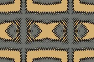 motivo folclore padronizar desatado nativo americano, motivo bordado, ikat bordado Projeto para impressão australiano cortina padronizar geométrico travesseiro modelo kurti Mughal flores vetor