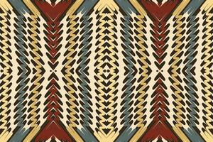 motivo folclore padronizar desatado bandana impressão seda motivo bordado, ikat bordado Projeto para impressão indonésio batik motivo bordado nativo americano Kurta Mughal Projeto vetor