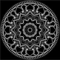 luxo mehndi hena desenhando circular mandala padronizar para tatuagem, decoração Prêmio produtos poster ou pintura. decorativo enfeite dentro étnico oriental estilo. esboço rabisco mão desenhar ilustração vetor