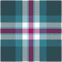 pixel fundo Projeto. moderno desatado padronizar xadrez. quadrado textura tecido. tartan escocês têxtil. beleza cor Madras ornamento. vetor