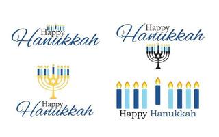 feliz hanukkah, fundo de feriado judaico. ilustração vetorial. Hanukkah é o nome do feriado judaico vetor