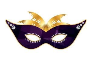 ícone de máscara de carnaval. ilustração vetorial vetor