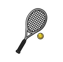 tênis raquete Projeto ilustração vetor