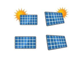 solar célula painel Projeto ilustração vetor