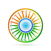 projeto de bandeira indiana linda vector criativo