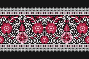 desatado padronizar fundo geométrico étnico oriental ikat desatado padronizar tradicional Projeto para fundo, tapete, papel de parede, roupas, invólucro, batik, tecido, ilustração bordado. vetor