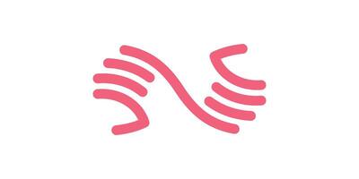 infinidade e mão logotipo projeto, social, Cuidado, logotipo Projeto ícone, símbolo, criativo ideia. vetor